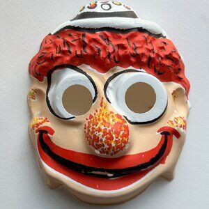 Vintage Halloween Ben Cooper Style Clown Mask